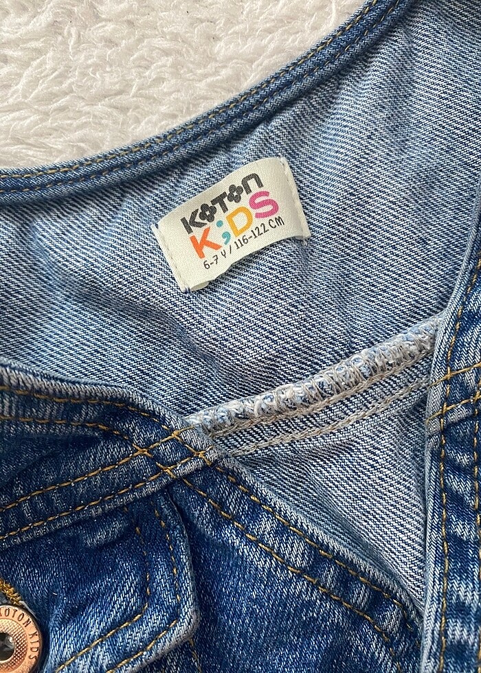 Jean yelek - Görsel 2