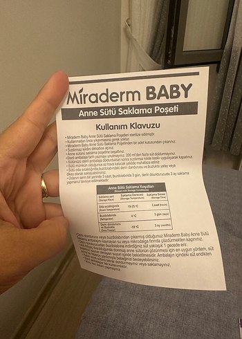 Miraderm Baby Anne Sütü Saklama Poşeti 20'li - Görsel 5