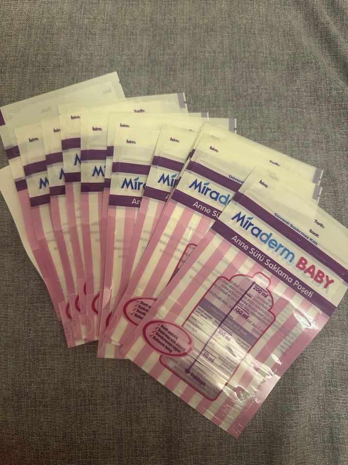 Miraderm Baby Anne Sütü Saklama Poşeti 20'li - Görsel 2