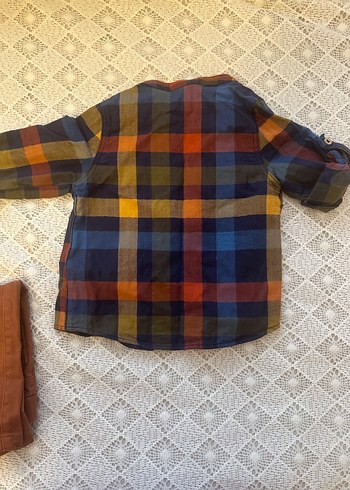 Düğmeli Erkek Bebek Uzun Kollu Sokak Stili Takım - Görsel 8