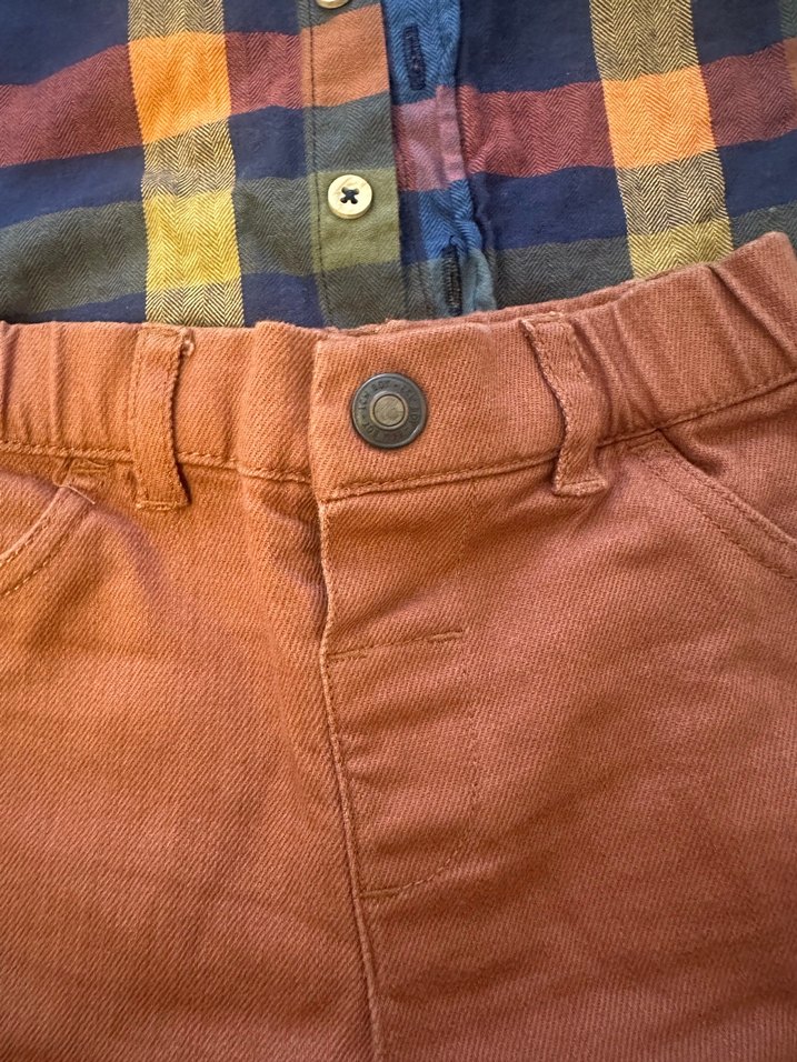 Düğmeli Erkek Bebek Uzun Kollu Sokak Stili Takım - Görsel 5