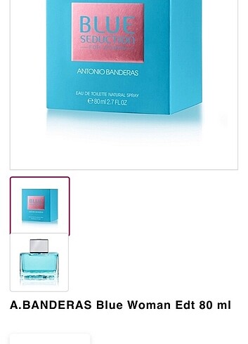 Antonio banderas blue seduction parfüm