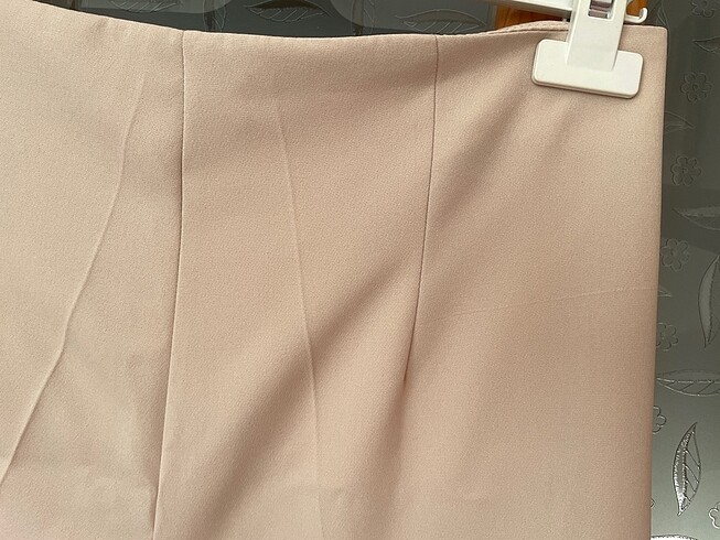 40 Beden Bej bol pantolon