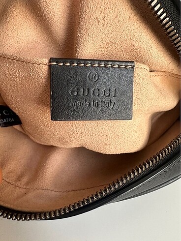  Beden siyah Renk Orijinal Gucci GG Marmont bel çantası