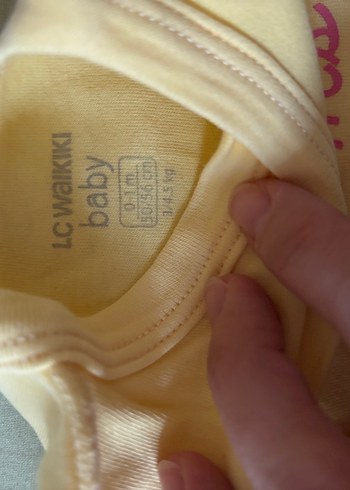 Bej Uzun Kollu Bebek Body - Görsel 2