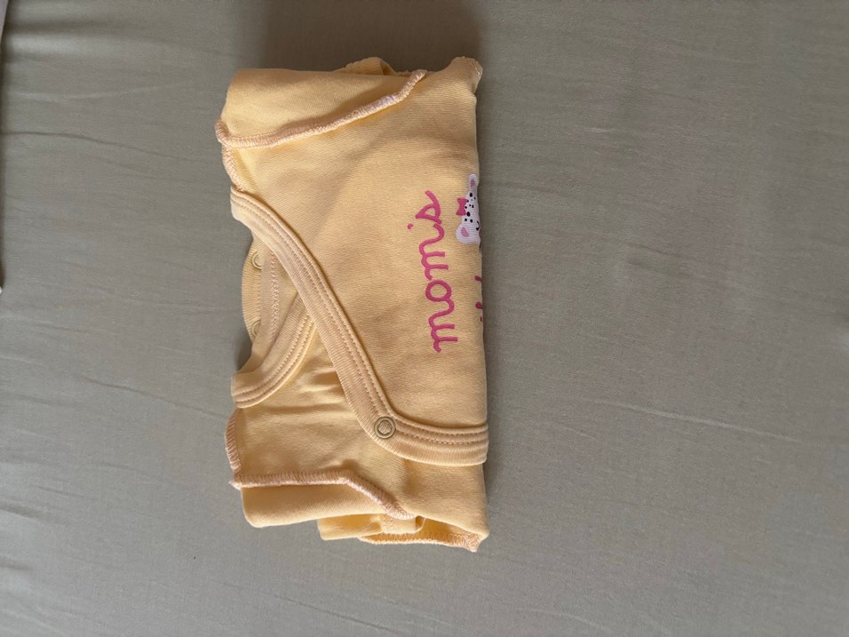 Bej Uzun Kollu Bebek Body - Görsel 4