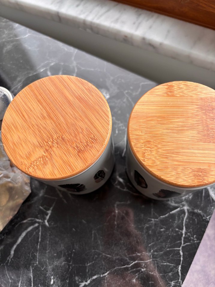 Gri Seramik Saklama Kavanozları - Görsel 4