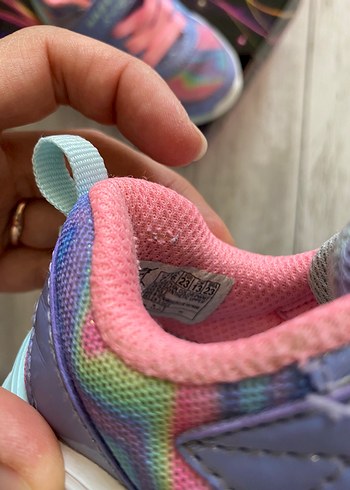 Kız Çocuk Bağcıksız Renkli Spor Ayakkabı - Görsel 2