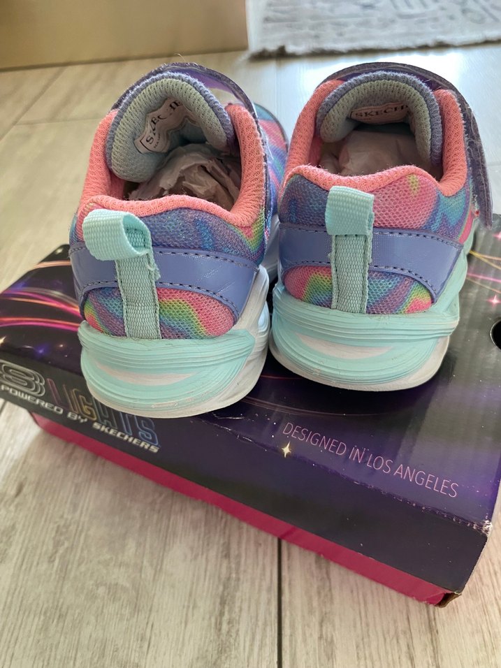 Kız Çocuk Bağcıksız Renkli Spor Ayakkabı - Görsel 4