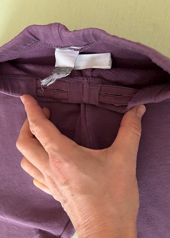 Kız Çocuk Gri Çizgili Tayt - Görsel 6