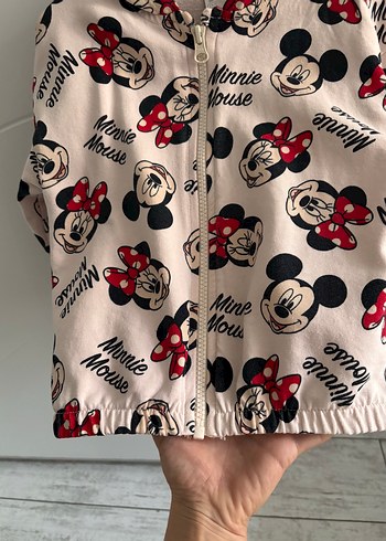 Kız Çocuk Minnie Mouse Kapüşonlu Sweatshirt - Görsel 2