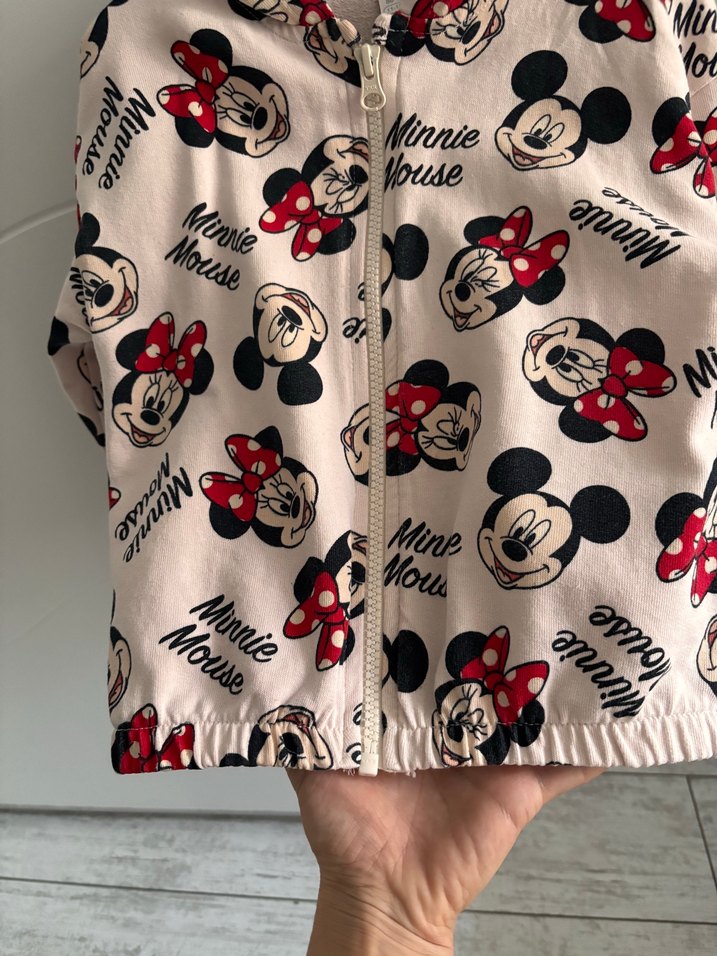 Kız Çocuk Minnie Mouse Kapüşonlu Sweatshirt - Görsel 2