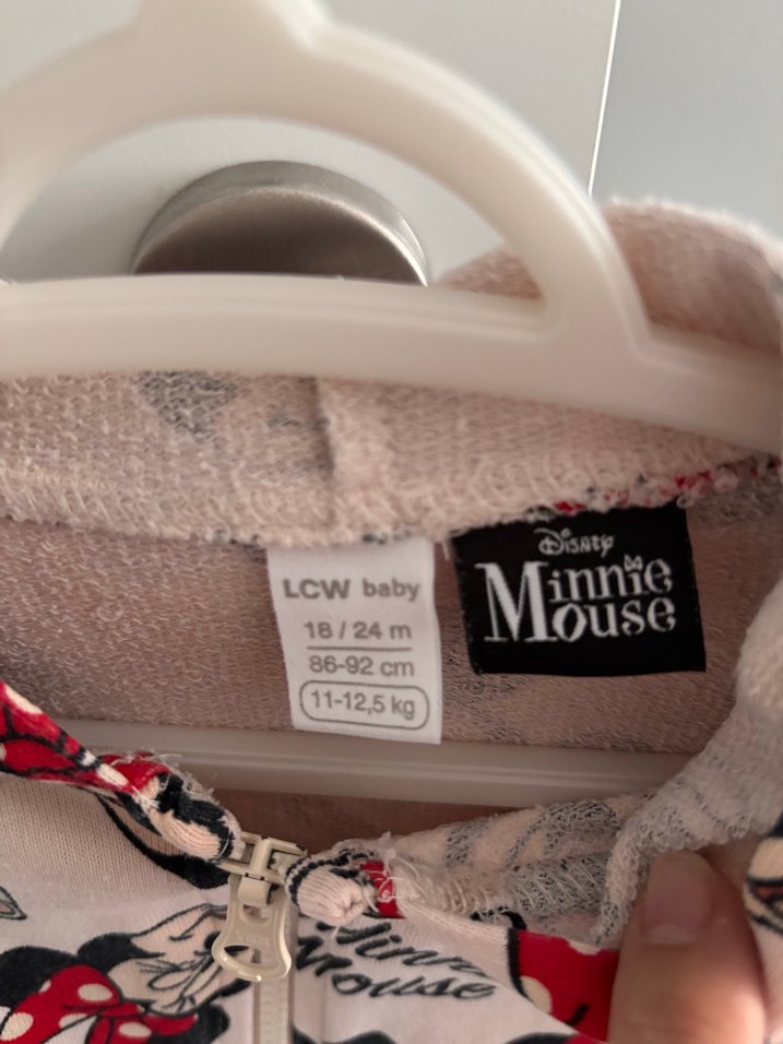 Kız Çocuk Minnie Mouse Kapüşonlu Sweatshirt - Görsel 4