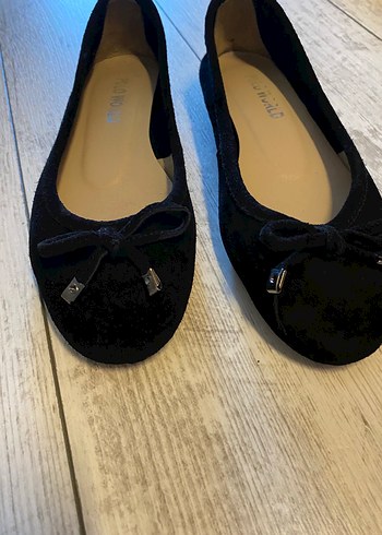 Siyah Süet Kadın  Babet - Görsel 2