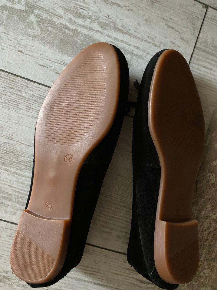 Siyah Süet Kadın  Babet - Görsel 4