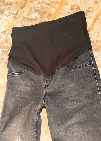 Siyah Hamile Skinny Jean Pantolon - Görsel 2