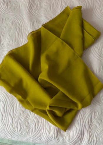 Kadın Haki şifon Şal - Görsel 2