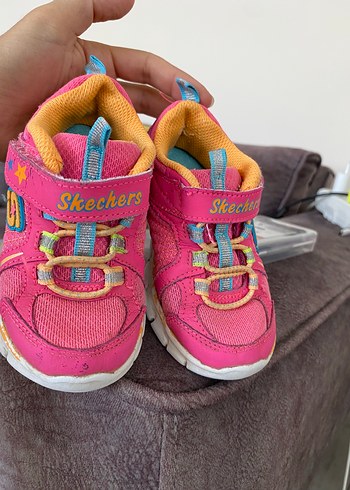 Kız Çocuk Pembe Skechers Spor Ayakkabı - Görsel 2
