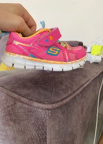 Kız Çocuk Pembe Skechers Spor Ayakkabı - Görsel 3