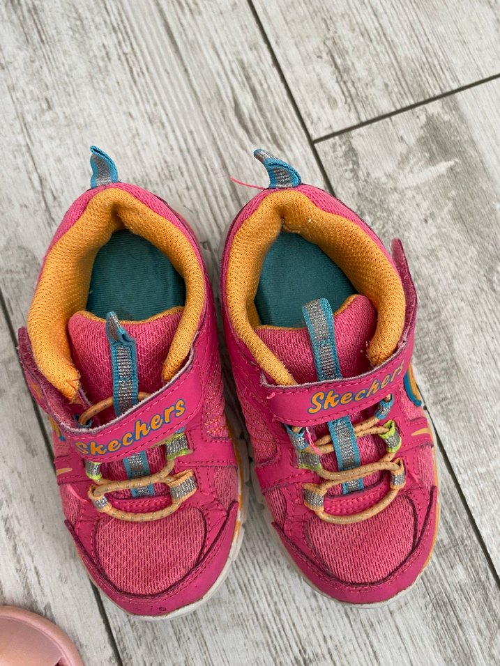 Kız Çocuk Pembe Skechers Spor Ayakkabı - Görsel 4