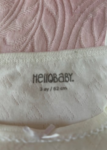 Bebek Kız Askılı Beyaz Çıtçıtlı Body - Görsel 2