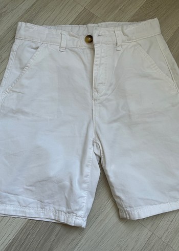 8 Yaş Beden Beyaz Erkek Çocuk Regular Fit Şort 8-9 yaş lcw