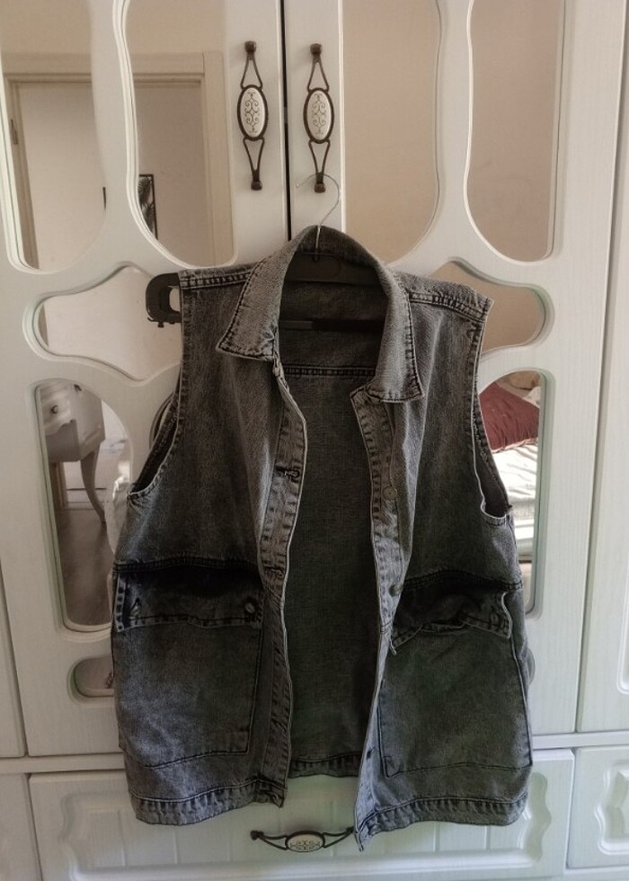 Trendyol kot ceket - Görsel 3