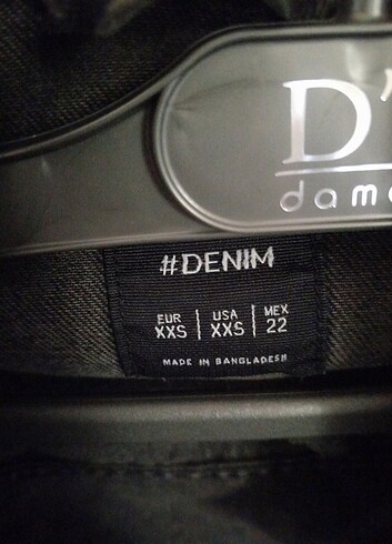 Sıyah kot ceket - Görsel 4