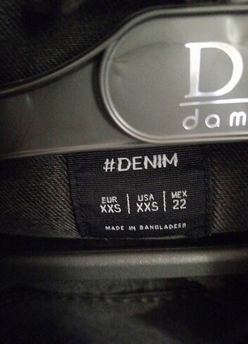 Sıyah kot ceket - Görsel 5