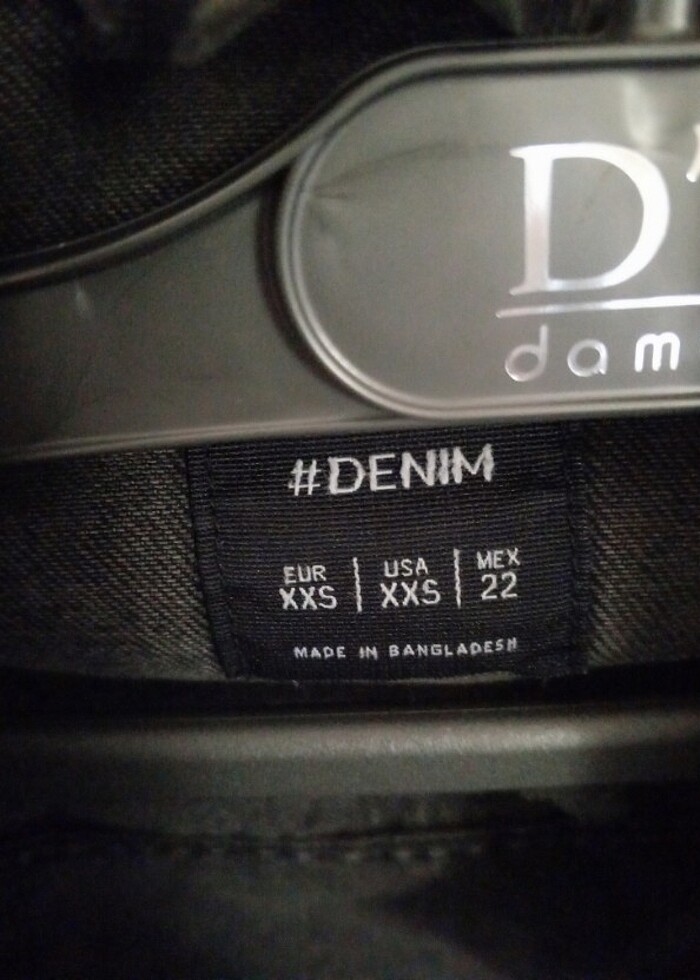 Sıyah kot ceket - Görsel 4