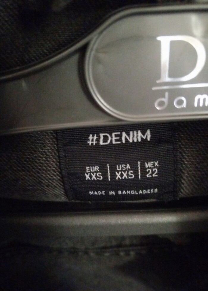 Sıyah kot ceket - Görsel 5