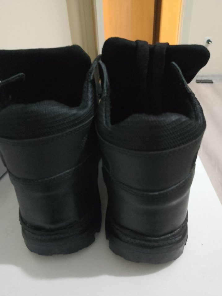 Siyah Erkek Biker Botları Tokalı - Görsel 2