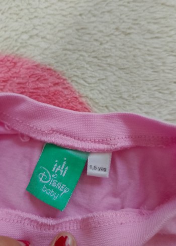 Kız Çocuk Pembe Baskılı Kısa Kollu Tişört - Görsel 2