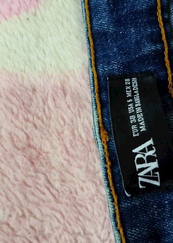 Mavi Parlak Dar Kesim Midi Kot Pantolon - Görsel 4