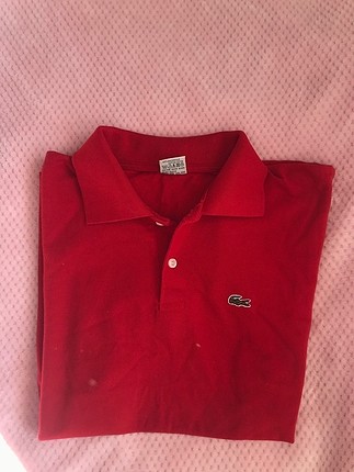 Lacoste Kırmızı lacoste tshirt 