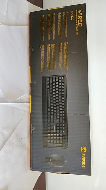 Sıfır klavye ve mouse birlikte set siyah  - Görsel 9