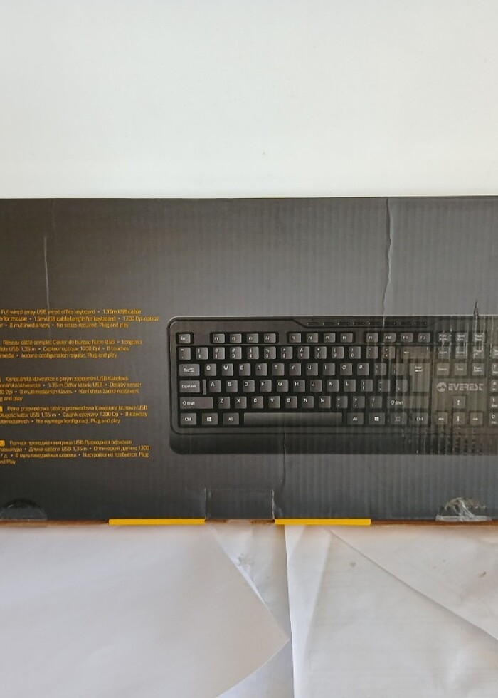 Sıfır klavye ve mouse birlikte set siyah  - Görsel 4