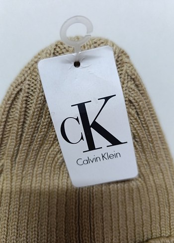Beden kahverengi Renk Calvin Klein Kahverengi Örgü Kadın Bere