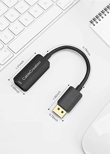 4K 60Hz HDR DisplayPort HDMI Adaptör (Aktif) CableCreation - Görsel 7