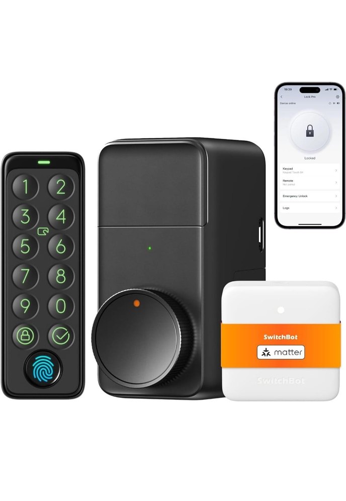 SwitchBot Kapı Kilidi Akıllı Ev Seti Siyah - Görsel 2