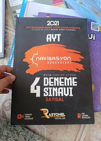 YKS AYT sayısal dört deneme rasyonel yayınları 
