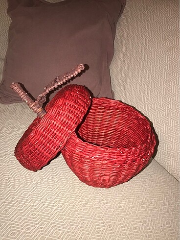 Kağıt Rattan Elma Sepet