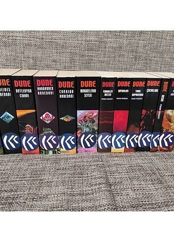  Dune seri full set eski basım kapaklı 