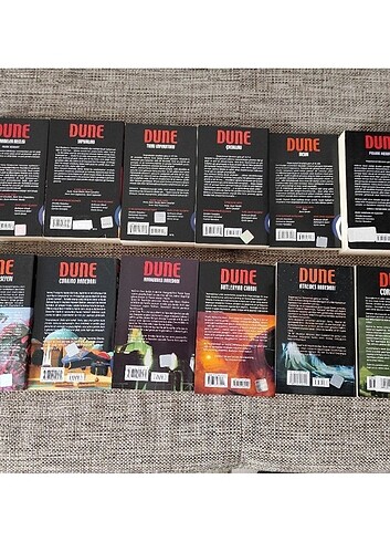  Beden Dune seri full set eski basım kapaklı 
