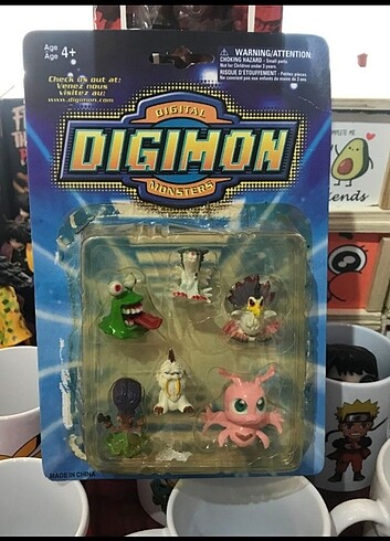 digimon 5'li figür paketleri