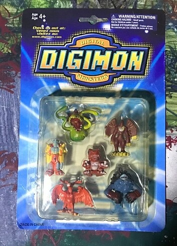  Beden digimon 5'li figür paketleri