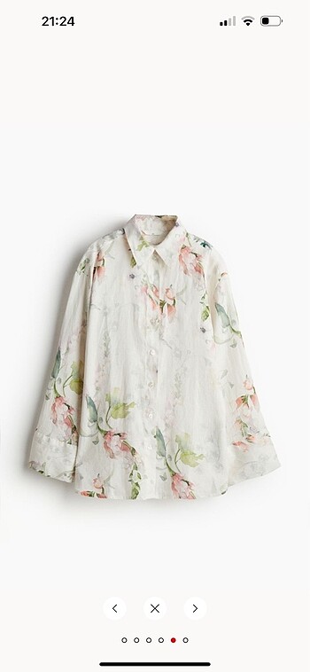H&M keten gömlek