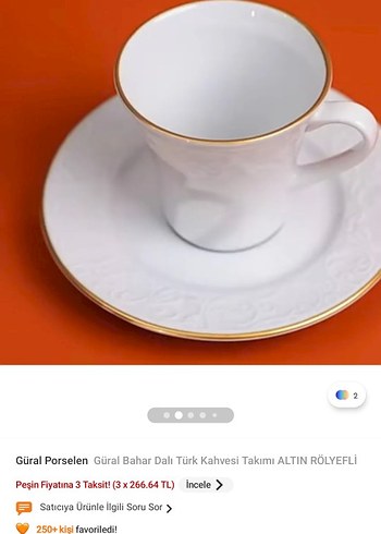 Beden beyaz Renk Modern Klasik Beyaz Altın Kenarlı Fincan Takımı