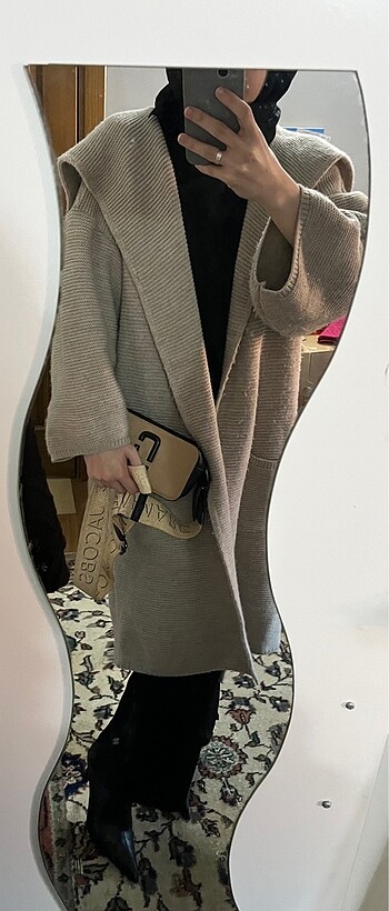 l Beden camel Renk Oversize ceket