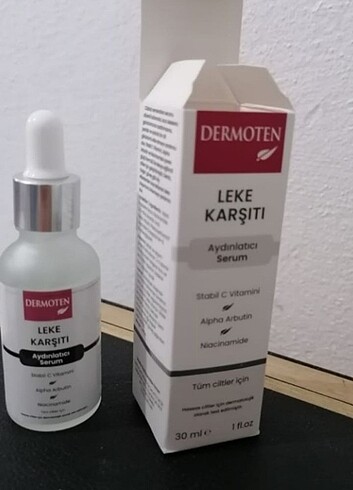 Dermoten leke karşıtı serum